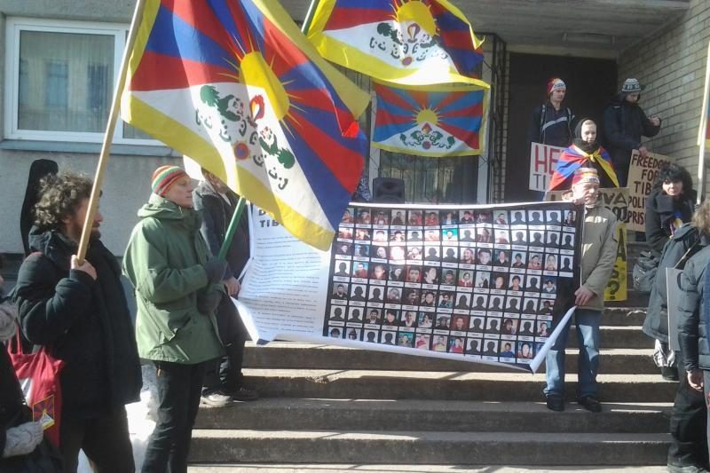 Vilniuje tradiciškai minimos Tibeto sukilimo metinės