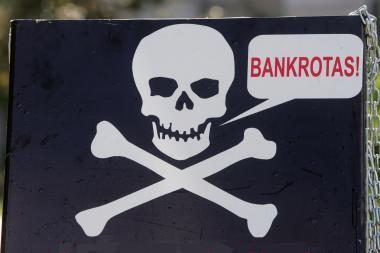 Bankai nepatenkinti Fizinių asmenų bankroto koncepcija