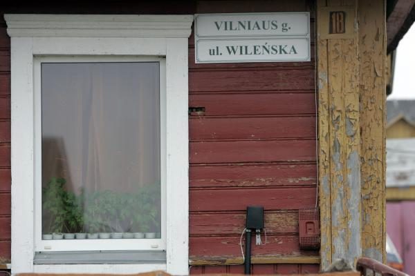 Vilniaus rajone gatvių pavadinimai vis dar lenkiški