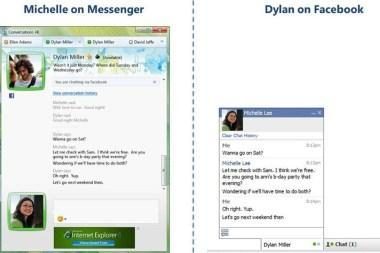 „Windows Live Messenger“ sujungtas su „Facebook“