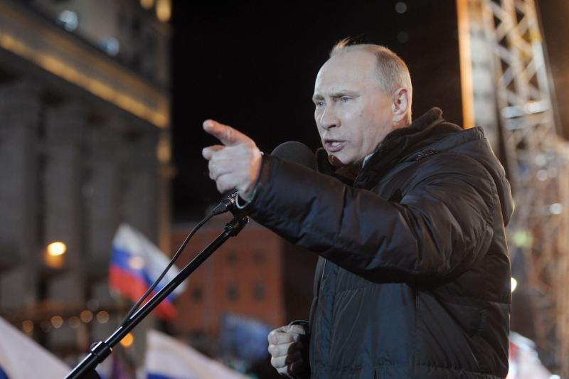 V.Putinas triuškinamai laimėjo prezidento rinkimus Rusijoje