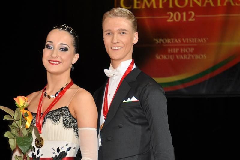 Europos šokių čempionato sidabras - vilniečių porai