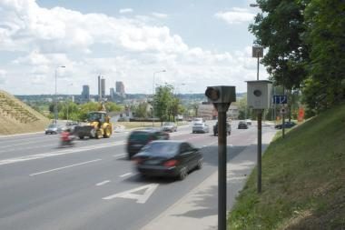 Per savaitę Vilniuje nustatyta beveik 600 greitį viršijusių vairuotojų