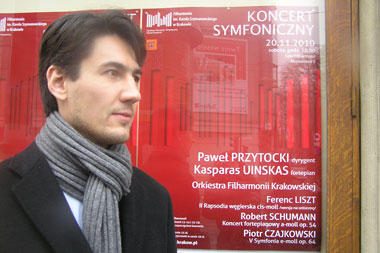 Pianistas K.Uinskas Krokuvoje atliks R.Šumano koncertą