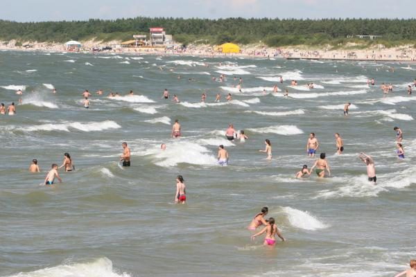 Jūroje ties Šventosios paplūdimiu mirė vyras