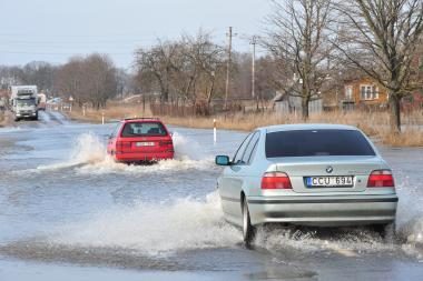 Potvynis pamaryje: iki pirmadienio bus apsemta dar daugiau teritorijų 