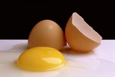 Kazachstane višta padėjo milžinišką kiaušinį