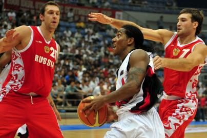 Rusijos krepšininkai pralaimėjo Angolai 