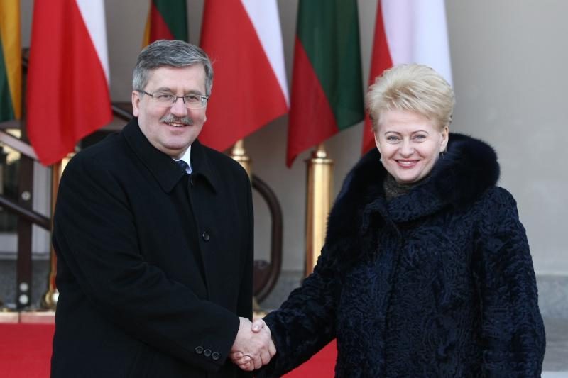 Lietuvoje vieši Lenkijos prezidentas B.Komorowskis (atnaujinta)