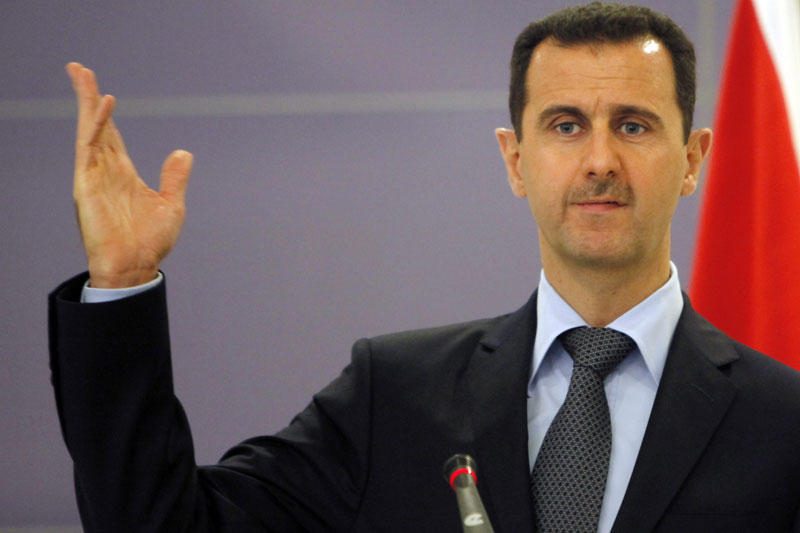 B.al Assadas apgailestauja, kad sirai numušė turkų lėktuvą