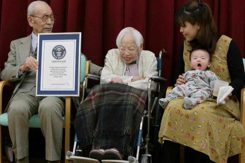 Seniausia pasaulyje moterimi pripažinta 114 metų japonė