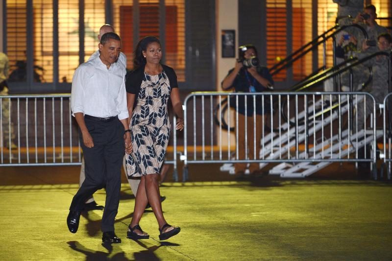 Prezidentas Obama baigė atostogas Havajuose (foto)