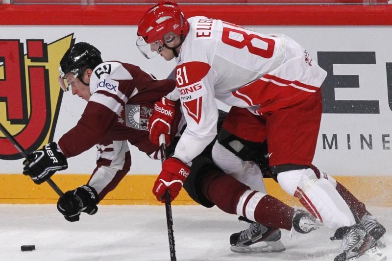 Latviai nebepateks į ledo ritulio čempionato ketvirtfinalį