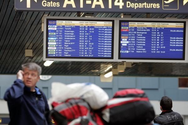 Iš Vilniaus oro uosto neišskrido šimtai keleivių
