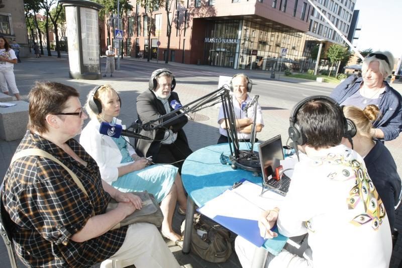 Radijo laida „Ryto garsai“ iš Klaipėdos kalbėjo visai Lietuvai 
