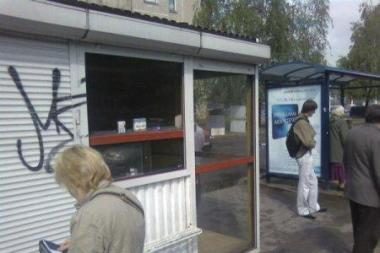 Globos namų ugdytiniai apvogė kioską