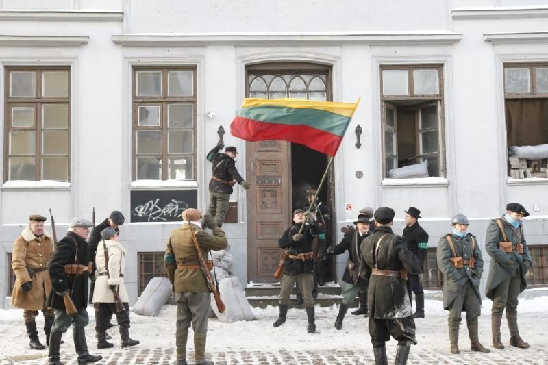 Prefektūros šturmas Teatro aikštėje – įspūdingas kaip ir prieš 90 metų