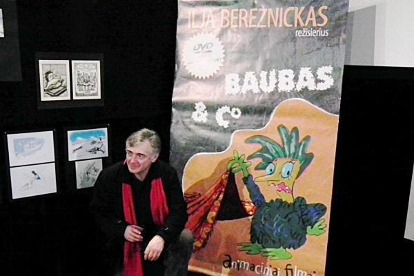 Lietuvių animacijos klasiko I.Bereznicko kūrybos vakare dalyvavo ir pats Baubas