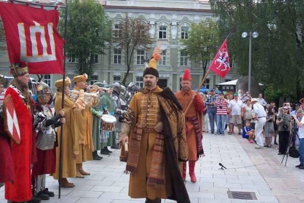 Prie Valdovų rūmų vyko riterių kautynės