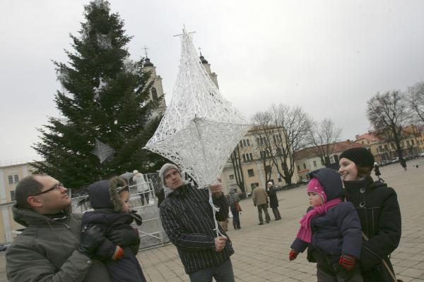 Kauno Kalėdų eglė išrinkta gražiausia Lietuvoje 