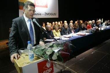 Socialdemokratų lyderį neramina partijos perspektyvos Vilniuje