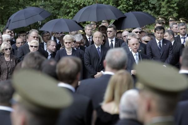 Prezidentas A.Brazauskas palaidotas 