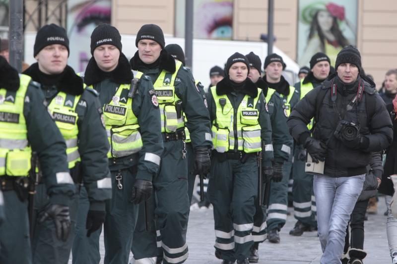 Uždraustoje eisenoje Vilniuje - tūkstančiai nacionalistų