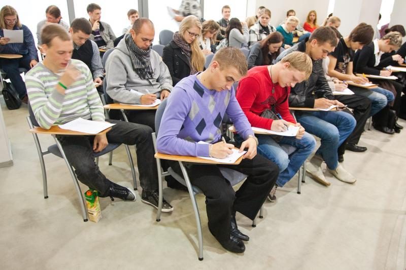 Konstitucijos egzamine Vilniuje aktyviausiai dalyvavo studentai