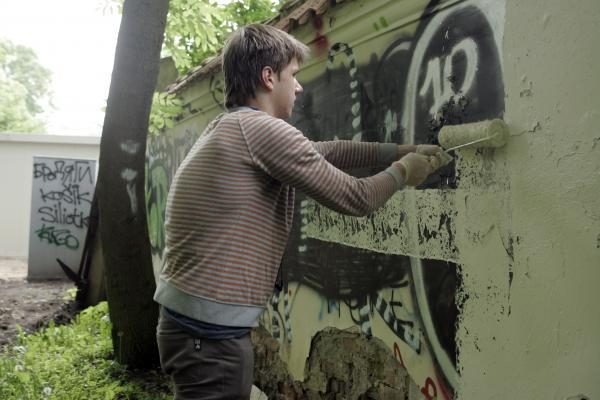 Vilniaus moksleiviai uždažė nelegalius grafitus