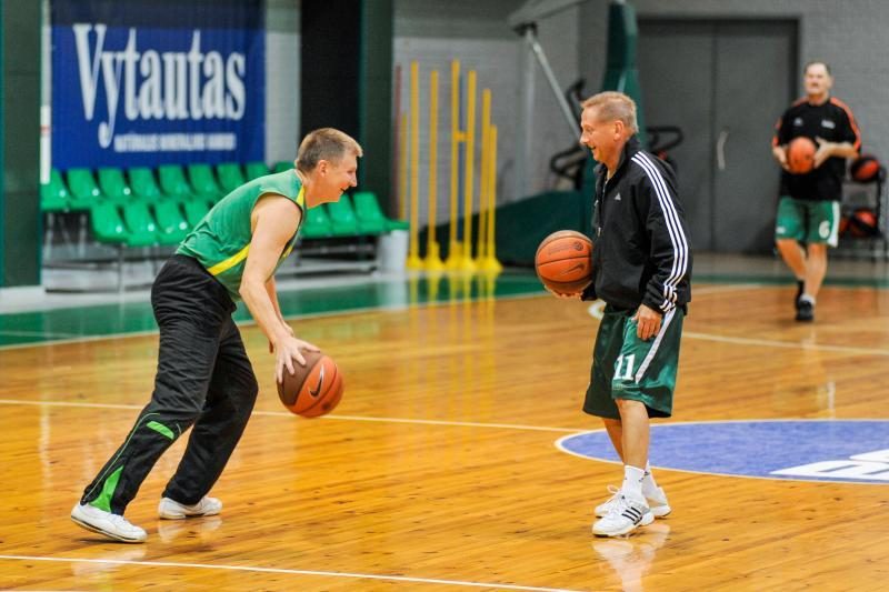 Žalgiriečiai rengiasi mūšiui su CSKA legendomis