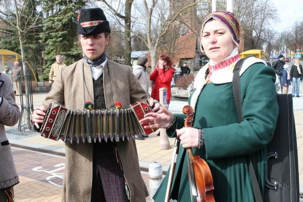 Palangoje – pavasarinis Jurginių šurmulys