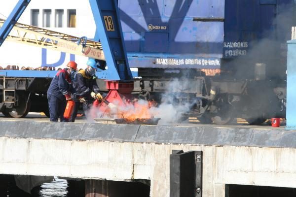 Klaipėdos uosto pratybose – teroristų ataka