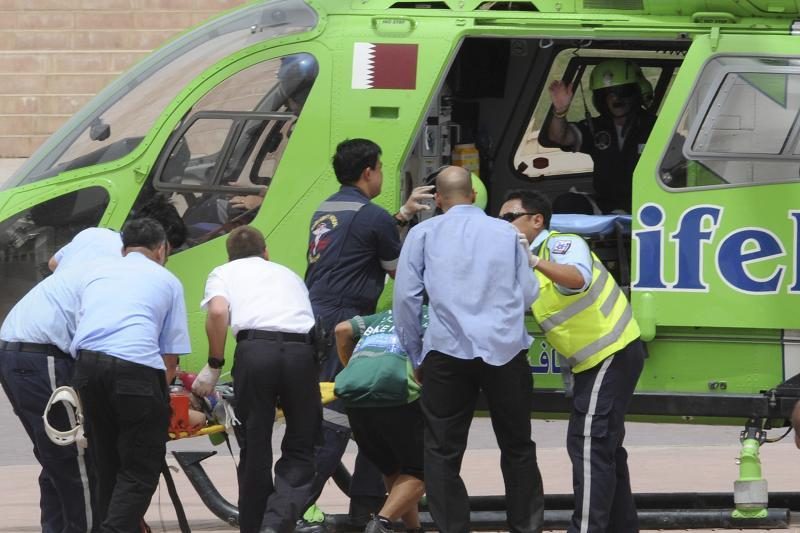 Katare per gaisrą prekybos centre žuvo 19 žmonių, tarp jų – trynukai