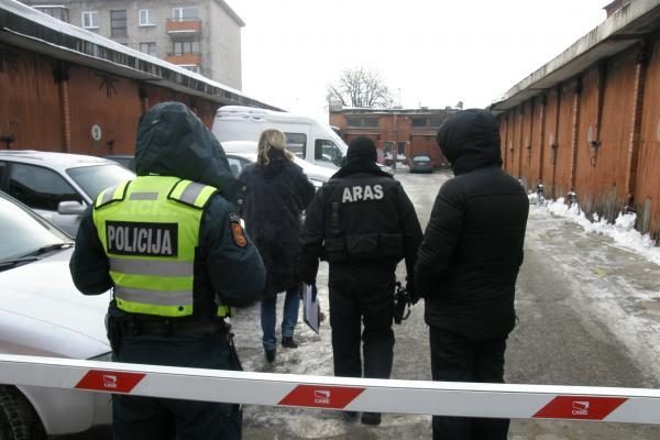 Klaipėdos policijos kieme - sprogmuo