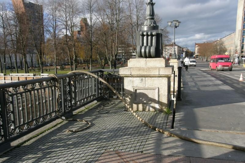 Klaipėdos Biržos tiltas ruošiamas pakėlimui