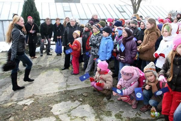 Žemės dienai – linksmas šurmulys Botanikos sode