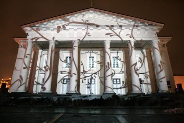 Vilniaus rotušę talžė liepsnų liežuviai 