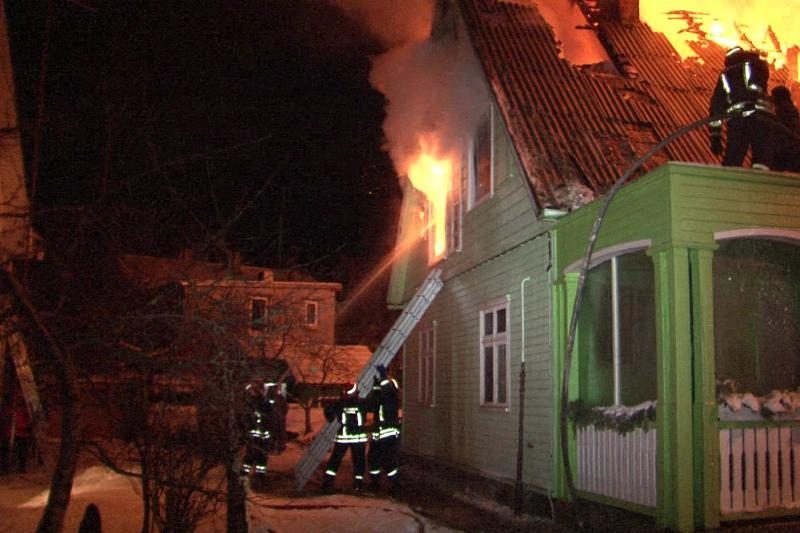 Klaipėdos apskrityje kilę gaisrai niokojo namus, juose žuvo du žmonės
