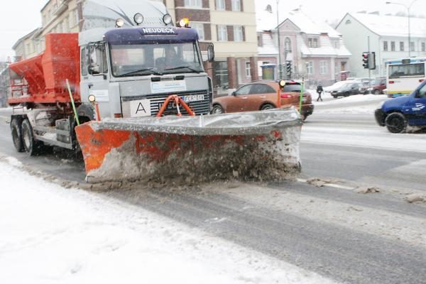 Žiema Klaipėdoje: eismo sąlygos sudėtingos