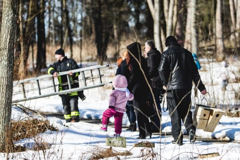 Panemunės šile iškelta per 100 naujų inkilų