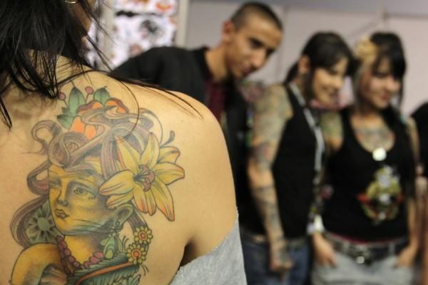 Savaitgalį Kolumbijos sostinę užvaldė tatuiruočių ir kūno menas