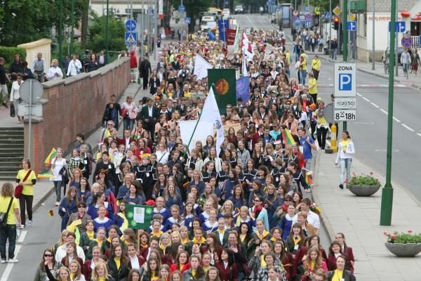 Klaipėdoje šurmuliavo dainų šventė