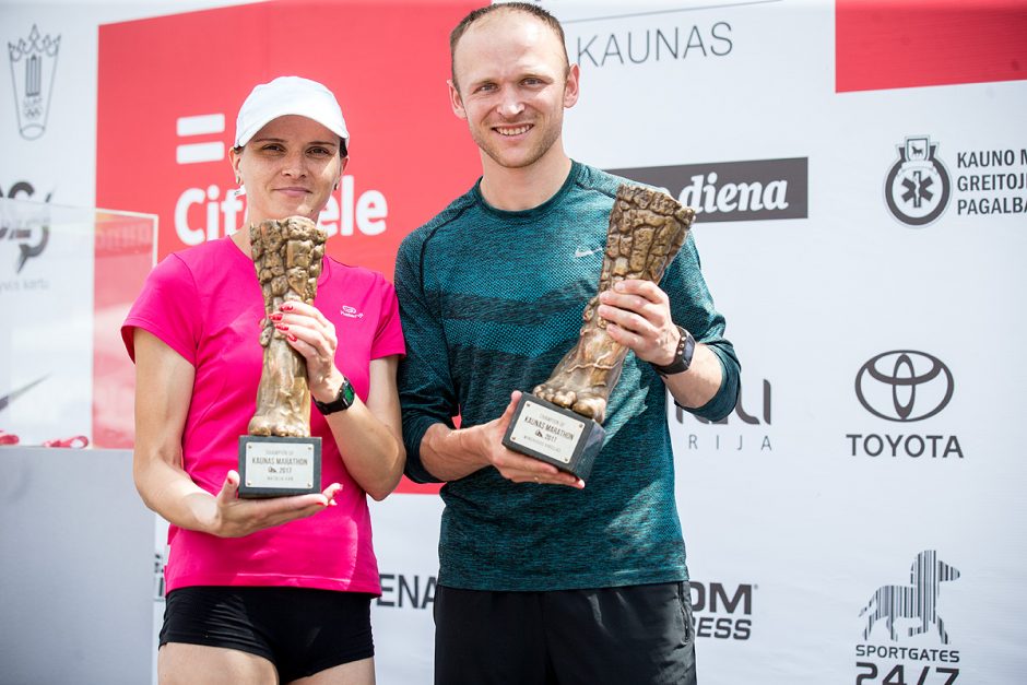 „Citadele Kauno maratonas“: įnirtinga kova iki paskutinių metrų ir nauji rekordai 