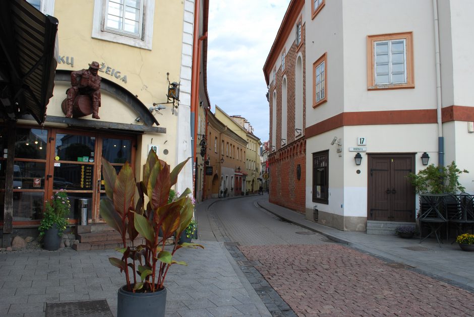 Iš Stiklių ir Gaono gatvių veja automobilius