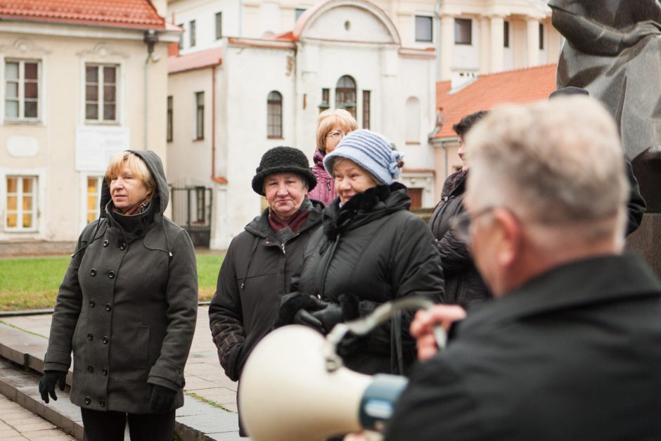 Kaune – mitingas prieš šiukšlių deginimo gamyklą