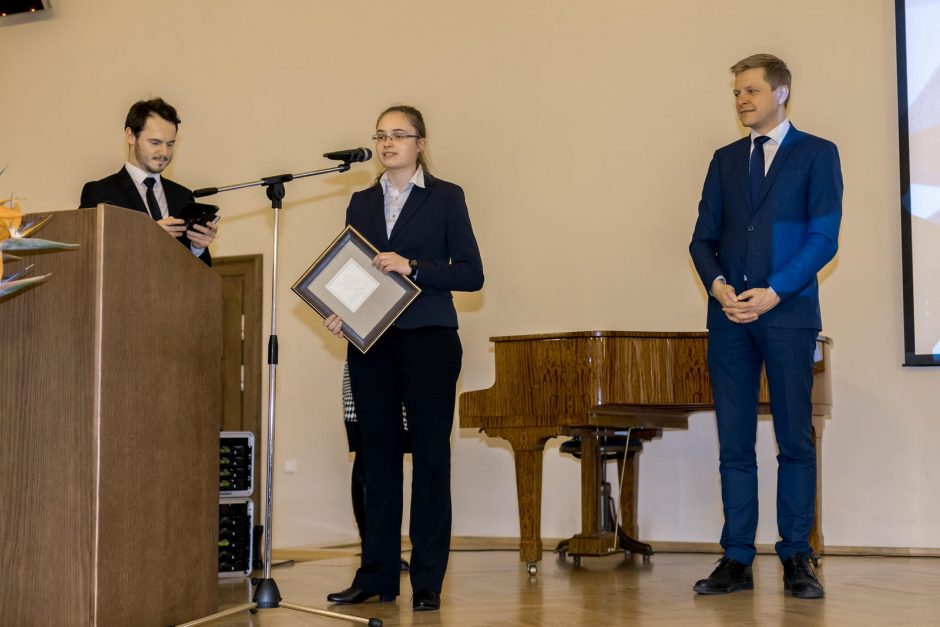 Vilniuje talentingiausiems moksleiviams išdalyti Mažieji Kristoforai