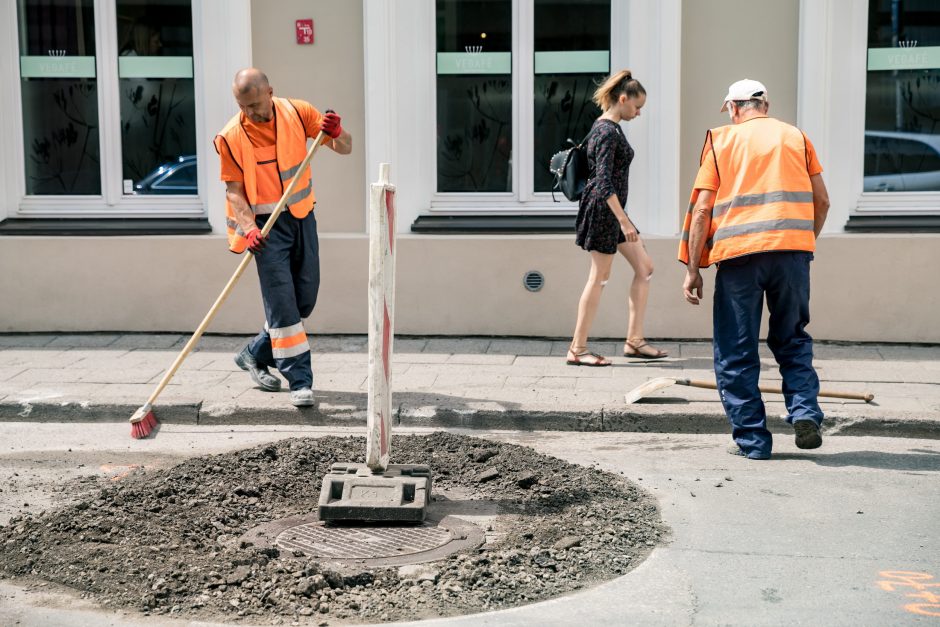 Vilniuje atnaujinama Totorių gatvė