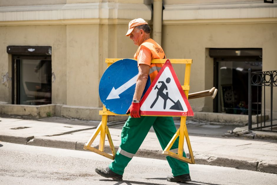 Sostinėje atnaujinama Totorių gatvė