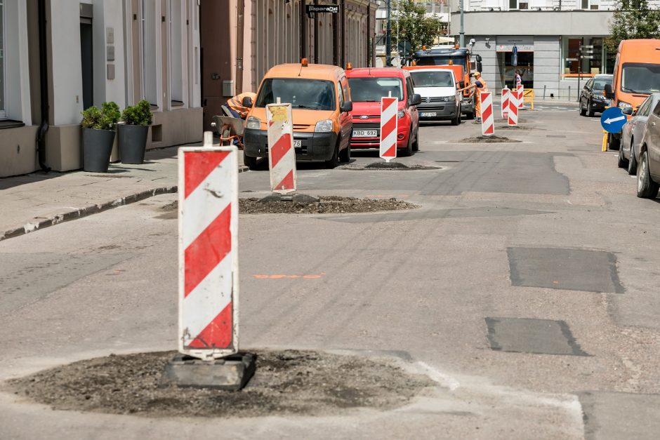 Sostinėje atnaujinama Totorių gatvė