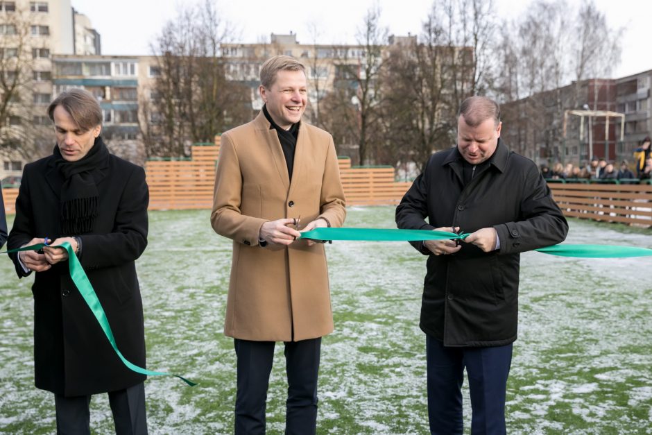 Sostinės futbolininkai turi naują stadioną